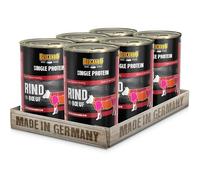 Belcando Single Protein Lata [6x400g Ternera] | Comida húmeda variada para Perros | Monoproteína alimento húmedo