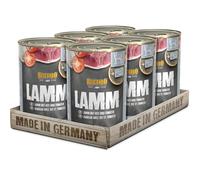 Belcando Super Premium Lata [6x400g Cordero con arroz y Tomates] | Comida húmeda para Perros | Alimento húmedo Lata | Alimento Completo para Perros de Todas Las Razas