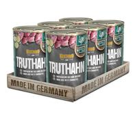 Belcando Super Premium Lata [6x400g Pavo con arroz y calabacín] | Comida húmeda para Perros | Alimento húmedo Lata | Alimento Completo para Perros de Todas Las Razas