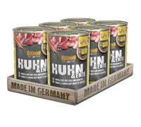 Belcando Super Premium Lata [6x400g Pollo y Pato con mijo y Zanahorias] | Comida húmeda para Perros | Alimento húmedo Lata | Alimento Completo para Perros de Todas Las Razas