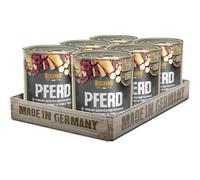 Belcando Super Premium Lata [6x800g Caballo con Patata y chirivía] | Comida húmeda para Perros | Alimento Completo para Perros de Todas Las Razas