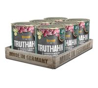 Belcando Super Premium Lata [6x800g Pavo con arroz y calabacín] | Comida húmeda para Perros | Alimento húmedo Lata | Alimento Completo para Perros de Todas Las Razas