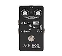 Belcat ABS-520 pedal del amplificador A/B de la guitarra Negro