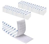 Belcro Adhesivo Doble Cara Extrafuerte, Hook y Loop Adhesivo Blanco Reutilizable 20 piezas 2 x 10cm Hook y Loop Tape Cuadros Para Alfombra, Doméstica