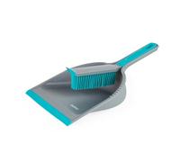 Beldray Antibac Pet Plus+ - Juego de recogedor y Cepillo de Goma, cerdas antiarañazos, Suelos Duros, Tratamiento Antibacteriano, recogedor con Dientes estriados de plástico, pies elevados para