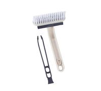 Beldray Herramienta de Ducha 4 en 1 - Limpiador de Ducha, Cepillo para Fregar, Escobilla, Raspador, Pinzas, Lechada y Azulejos, Limpia Esquinas, Desatasca el Desagüe, Cepillo en Forma de V, Sin Rayas