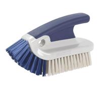 Beldray LA032791FEU7 Cepillo de Limpieza Profunda - Cepillo de Limpieza con Mango Antideslizante de Goma, Cepillo en ángulo para el manejo de múltiples áreas, cerdas duraderas, Limpieza de precisión,