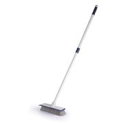 Beldray LA034009FEU7 Deep Clean 2 en 1 Cepillo de Barrido - escobilla de Goma incorporada, cerdas duraderas Que no Rayan, Mango Extensible, Parachoques de Goma para Proteger los rodapiés