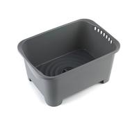 Beldray LA042873 lavado y drenaje con tapón, 8L lavaplatos con tapón de drenaje, lavaplatos para cocina y campista con válvula de drenaje,