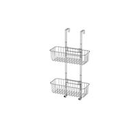 Beldray organizador de ducha colgante antióxido, 2 niveles | 2 cestas ajustables y extraíbles, 3 kg máx. por balda, diseño que ahorra espacio, organizador fácil de limpiar