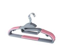 Beldray Paquete de 8 Perchas Antideslizantes para Pantalones y Ganchos, en Forma de S para Collares, ultrafinas, Multiusos, Ahorro de Espacio, 41 cm de Ancho, Perchas para Adultos, Soporte Extra para