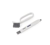 Beldray Rascador de Grietas de Limpieza Profunda, Juego de Detalles, Cepillo Grande para Azulejos y lechada, Limpiador de Ranuras pequeñas para Sellos de Ventanas y fregaderos, Herramienta de raspado
