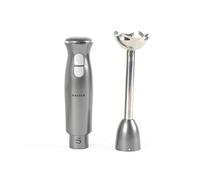 Beldray Salter EK4248GUNMETAL Cosmos Hand Electric Stick Blender 2 velocidades, Procesador de alimentos portátil con varilla y cuchillas de acero inoxidable desmontable, ideal para soups, batidos y