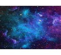 BELECO 2.1x1.5m Tela Galaxia Cósmica Telón de Fondo Decoración de Pared Cielo Estrellado Vía Láctea Estrellas Telón de Fondo Universo Espacio Tema Foto Fondo Fiesta de Cumpleaños Foto Props