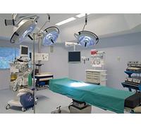 BELECO 2.5x1.8m Tela Fondo Hospitalario, Quirófano, Doctor Cirujano Operación, Cama Anestesia, Lecho Enfermo, Equipo Médico, Escenario Fotográfico para Retrato Artístico Accesorios de Foto