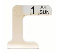 Beleda Calendario perpetuo abatible, calendario de escritorio 2024-2025 para decoración diaria de oficina, decoración del hogar, accesorios de escritorio, decoración del hogar, oficina, mensual,