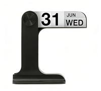 Beleda Calendario perpetuo abatible, calendario de escritorio 2024-2025 para decoración diaria de oficina, decoración del hogar, accesorios de escritorio, decoración mensual, semanal, diario,