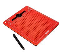 Beleduc 21091 - El mágico juego magnético, tablero de dibujo magnético, para llevar, rojo, pequeño 175 x 215 x 12 mm, juegos, a partir de 3 años