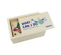 Beleduc - What Can I do - Juego de Mesa | Juego de niños/puzles con práctica Caja de Madera, a Partir de 4 años