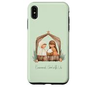 Belén Boho Emmanuel, Dios con Nosotros Navidad Carcasa para iPhone XS MAX