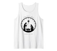 Belén Boho La Primera Navidad Noel Camiseta sin Mangas