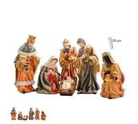 Belén Clásico de 6 Piezas de Resina de 25cm