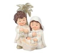 Belén de resina, figuras de belén hechas con expertos, decoración para belén de 3,5 pulgadas, belén de Navidad, decoraciones para el nacimiento de Jesús, figuras coleccionables para mesa