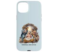 Belén Navidad Emmanuel, Dios con Nosotros Navidad Carcasa para iPhone 15 Plus