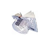 Belenci PS00045 - Almohadón de lectura, diseño de periódico, multicolor