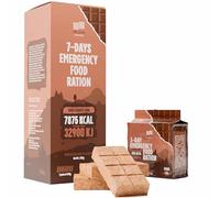Beleon Goods For Life Suministro De Alimentos Emergencia 7 Días Barras Galletas MRE Meals Military 2024 Kit Supervivencia - 20 Años Vida Útil Para Acampar Y Senderismo, Chocolate