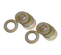 beler 12Pzas 40x70x2mm Excavadora Skid Steer Hierro Cubo Pasador Calce Junta Ajuste para Cat Bobcat Komatsu Kubota Takeuchi Caso