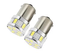 beler 2Pcs 12V 24V Blanco R5W BA15S 1156 P21W Bombillas de Luz LED Interior de Coche Universal