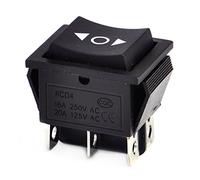 beler Boat 6 Pines DPDT 3 Position On-Off Momentary Power Window Botón de Control del Interruptor basculante