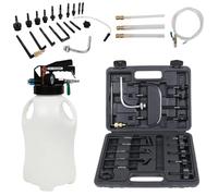 BELEY 10L Extractor de Aceite y Fluidos, Bomba Llenado Aceite para Transmisión con Juego de Adaptadores ATF de 20 Piezas，Compatible con Todos los Coches