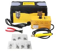 BELEY - Kit de soldadura de plástico para reparación de parachoques de coche, grapadora en caliente de plástico de 220 V con 700 grapas
