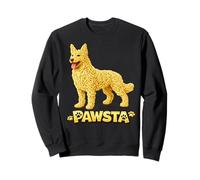 Belga Malinois Spaghetti Fideos Comida Italiana Cachorro Amor Sudadera