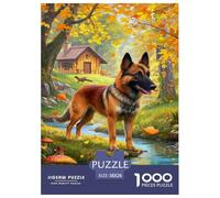 Belgian Malinois1000 Pieza Puzzleanimal Rompecabezas para Adultos Juego Imposible Y Niños +14 Años Colores Variados38x26cm/1000pcs