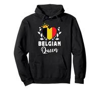 Belgian Queen Belgium Flag Proud Belgian Woman Sudadera con Capucha