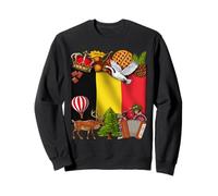 Bélgica Bandera Belga Patrimonio Belga Orgulloso Belga Sudadera