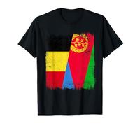 Bélgica Eritrea Media Bandera Patrimonio Belga Eritrea Camiseta