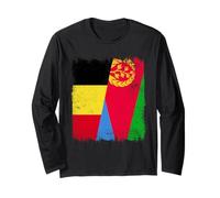 Bélgica Eritrea Media Bandera Patrimonio Belga Eritrea Manga Larga