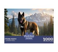 Bélgica Malinois 1000 Piece Jigsaw Puzzle For Adults Family Challenge Toys Stress Relief Puzzle Exercise The Memory of The Brain for The Whole Family, Gifts for Women, Gifts for Men 38x26cm/1000