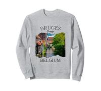 Bélgica Patrimonio Iconic Brujas Canal Arquitectura Medieval Sudadera