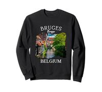 Bélgica Patrimonio Iconic Brujas Canal Arquitectura Medieval Sudadera