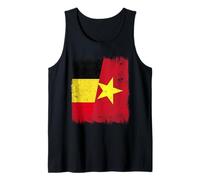 Bélgica Vietnam Media Bandera Belga Vietnamita Historia Camiseta sin Mangas