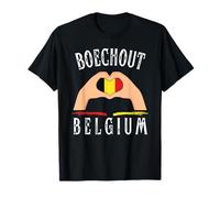 Belgium Flag Heart Boechout City Camiseta