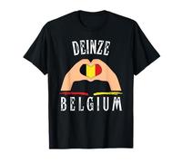 Belgium Flag Heart Deinze City Camiseta