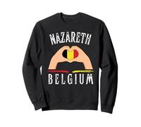 Belgium Flag Heart Nazareth City Sudadera