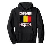 Belgium Flag Proud Elegant Belgian Boyfriend Girlfriend Sudadera con Capucha