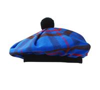 BELGLY Scottish Hat Tam o' Shanter - Gorro plano de acrílico Tammy Jimmy en muchos tartanes, Elliot, Talla única